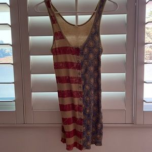SPELL American flag tank dress
